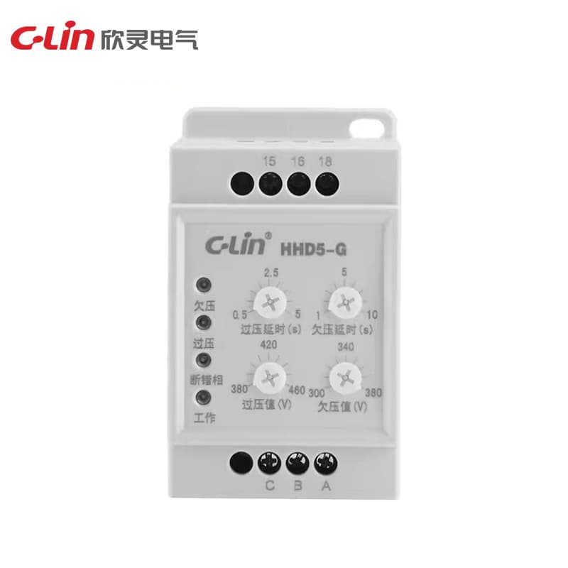 Phase Failure And Phase Sequence Protection Relay HHD5 Series 2