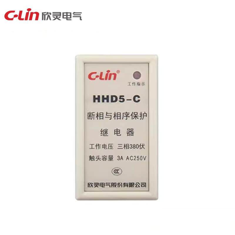 Phase Failure And Phase Sequence Protection Relay HHD5 Series 2